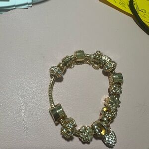 Elegant Gold Charm Bracelet